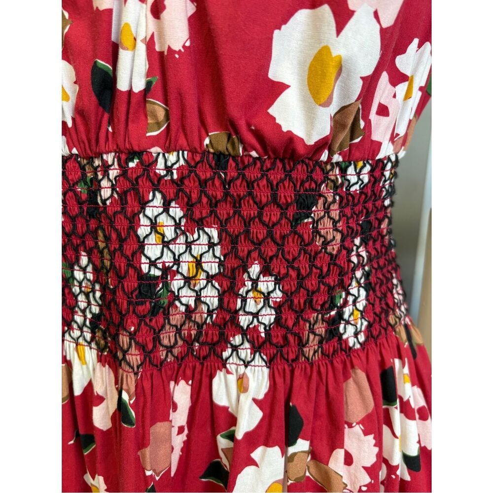 Kate Spade Botanical Garden Poplin Midi Dress - Picture 3 of 5